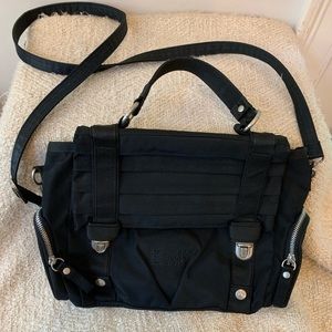 GEORGE GINA & LUCY bag purse black SNAP THE STRAP